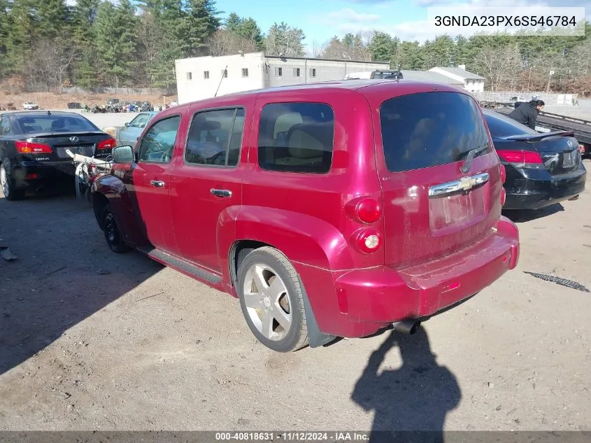 2006 Chevrolet Hhr Lt VIN: 3GNDA23PX6S546784 Lot: 40818631