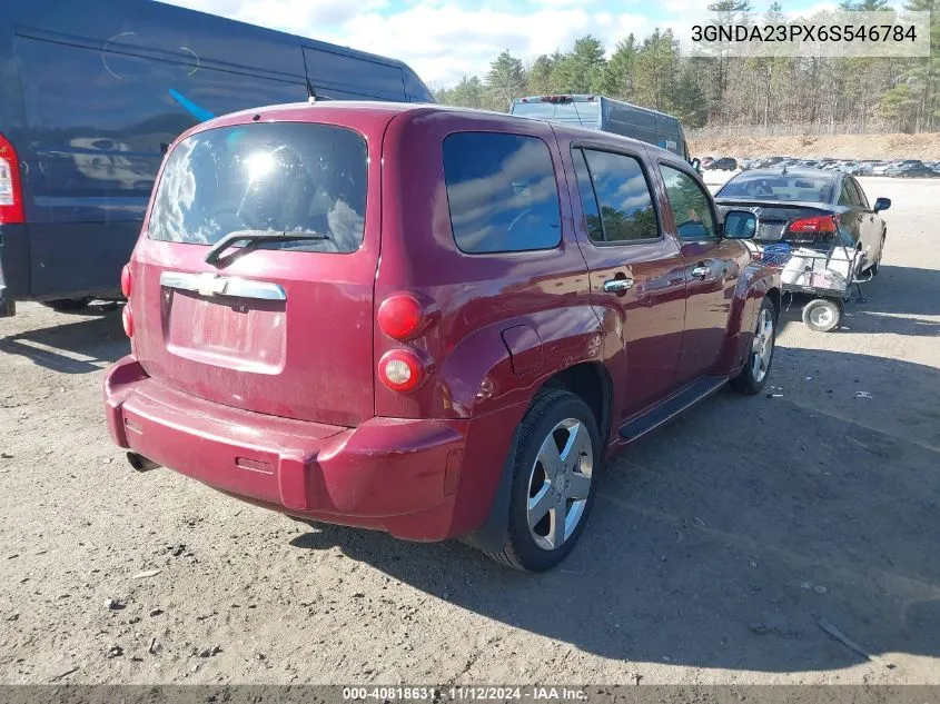 2006 Chevrolet Hhr Lt VIN: 3GNDA23PX6S546784 Lot: 40818631