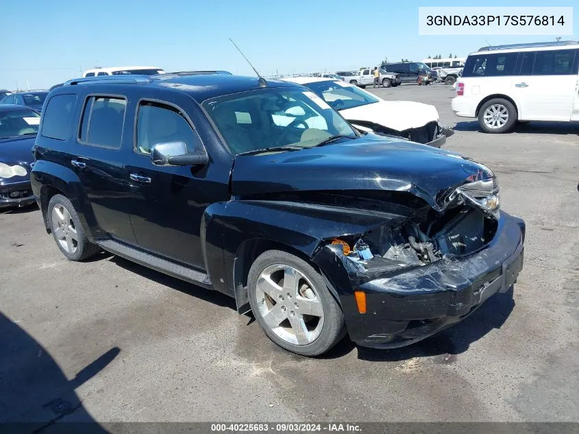 2007 Chevrolet Hhr Lt VIN: 3GNDA33P17S576814 Lot: 40225683