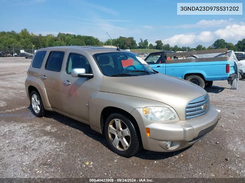 2007 Chevrolet Hhr Lt VIN: 3GNDA23D97S531202 Lot: 40423909