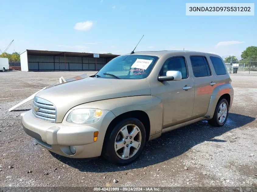 2007 Chevrolet Hhr Lt VIN: 3GNDA23D97S531202 Lot: 40423909