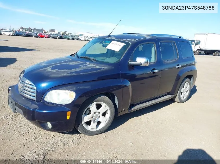 2007 Chevrolet Hhr Lt VIN: 3GNDA23P47S548788 Lot: 40494846