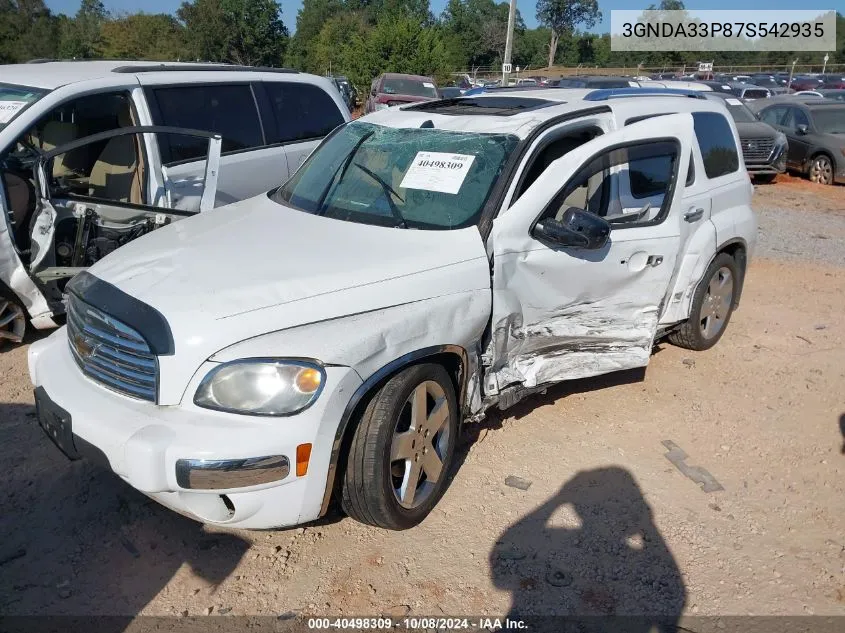 2007 Chevrolet Hhr Lt VIN: 3GNDA33P87S542935 Lot: 40498309