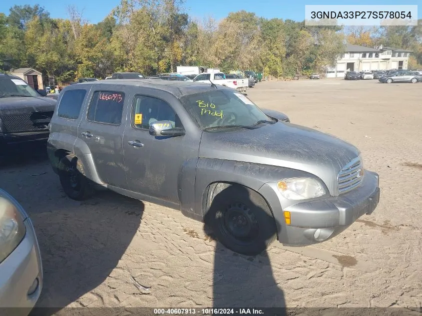 2007 Chevrolet Hhr Lt VIN: 3GNDA33P27S578054 Lot: 40607913