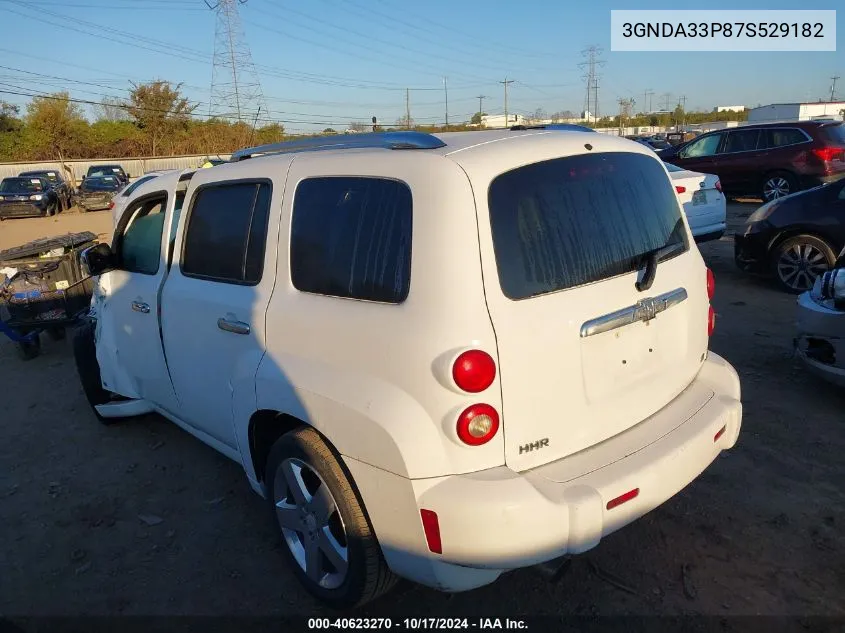 2007 Chevrolet Hhr Lt VIN: 3GNDA33P87S529182 Lot: 40623270