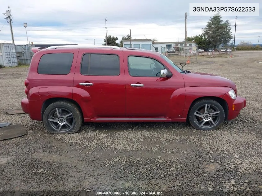 2007 Chevrolet Hhr Lt VIN: 3GNDA33P57S622533 Lot: 40700465