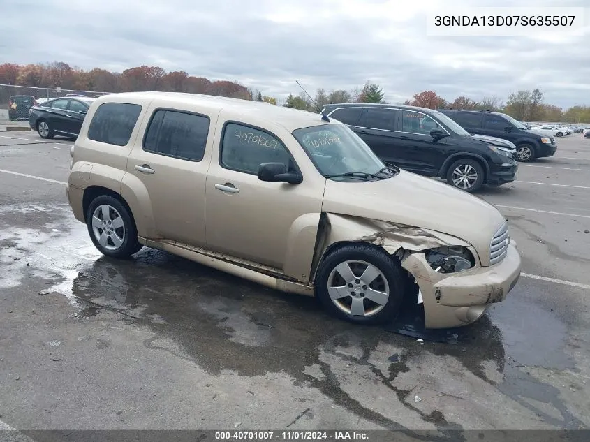 2007 Chevrolet Hhr Ls VIN: 3GNDA13D07S635507 Lot: 40701007