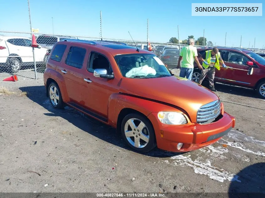 2007 Chevrolet Hhr Lt VIN: 3GNDA33P77S573657 Lot: 40827546