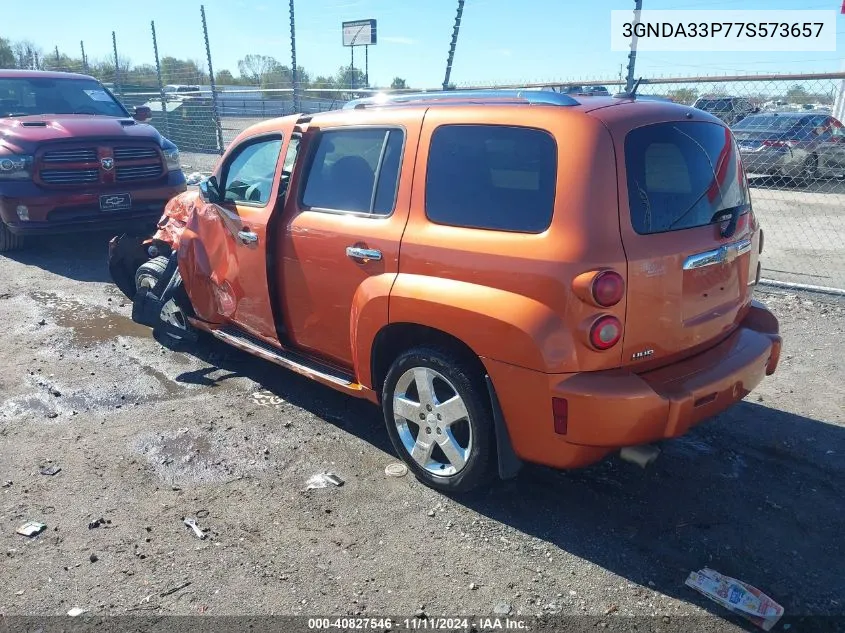 2007 Chevrolet Hhr Lt VIN: 3GNDA33P77S573657 Lot: 40827546