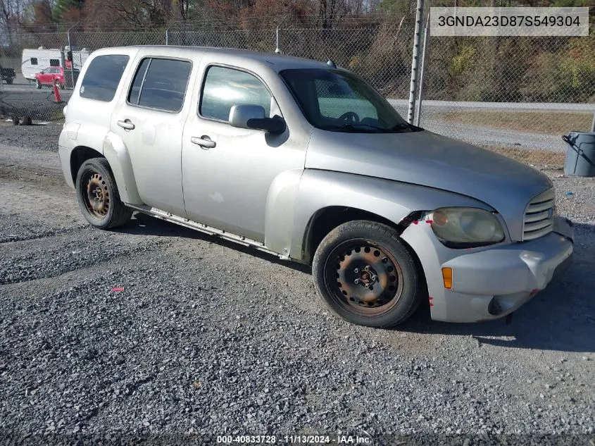 2007 Chevrolet Hhr Lt VIN: 3GNDA23D87S549304 Lot: 40833728