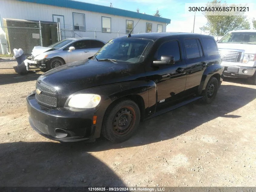 3GNCA63X68S711221 2008 Chevrolet Hhr