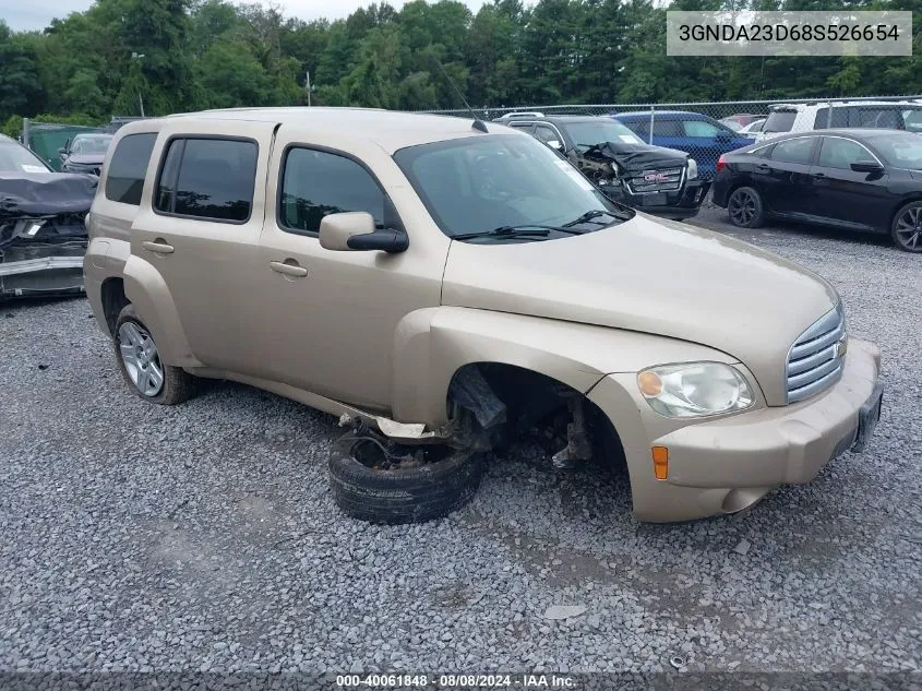 2008 Chevrolet Hhr Lt VIN: 3GNDA23D68S526654 Lot: 40061848