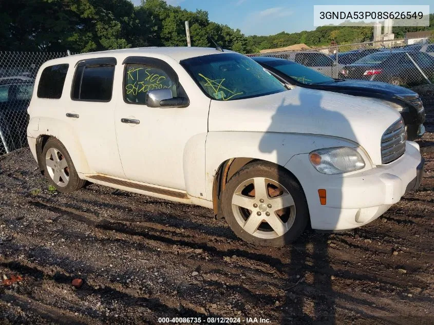 2008 Chevrolet Hhr Lt VIN: 3GNDA53P08S626549 Lot: 40086735