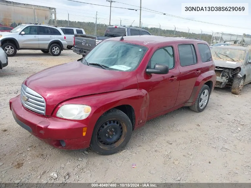 2008 Chevrolet Hhr Ls VIN: 3GNDA13D38S629069 Lot: 40497480