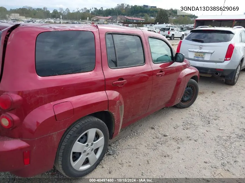 2008 Chevrolet Hhr Ls VIN: 3GNDA13D38S629069 Lot: 40497480