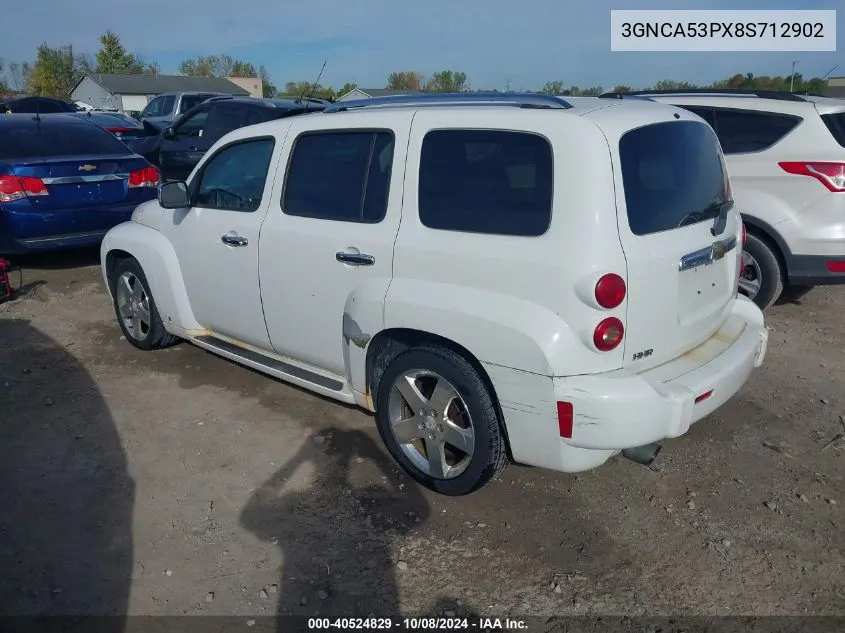 2008 Chevrolet Hhr Lt VIN: 3GNCA53PX8S712902 Lot: 40524829