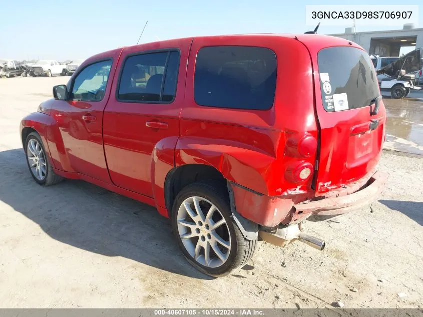 2008 Chevrolet Hhr Ls VIN: 3GNCA33D98S706907 Lot: 40607105