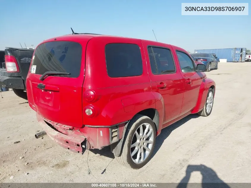 2008 Chevrolet Hhr Ls VIN: 3GNCA33D98S706907 Lot: 40607105