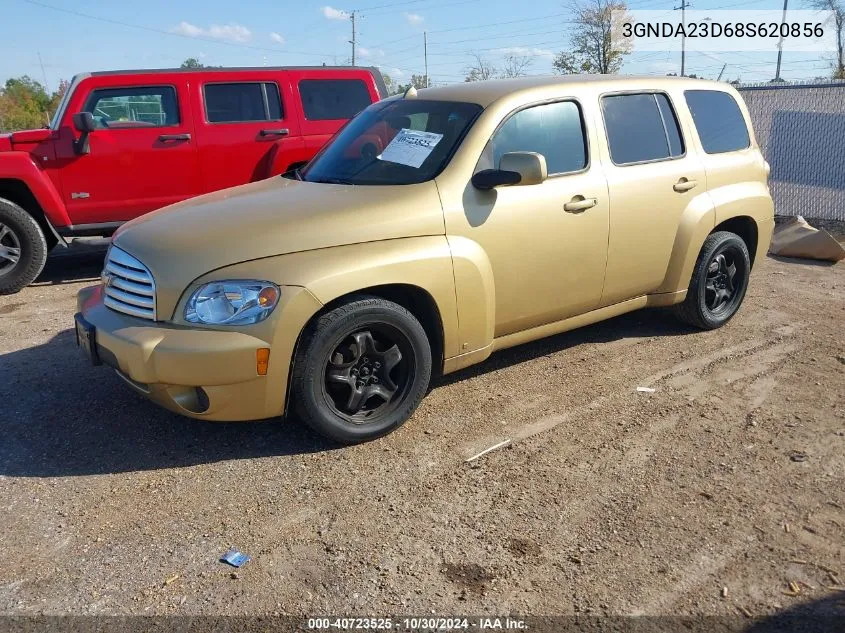 2008 Chevrolet Hhr Lt VIN: 3GNDA23D68S620856 Lot: 40723525