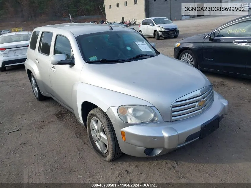 2008 Chevrolet Hhr Lt VIN: 3GNCA23D38S699902 Lot: 40739501