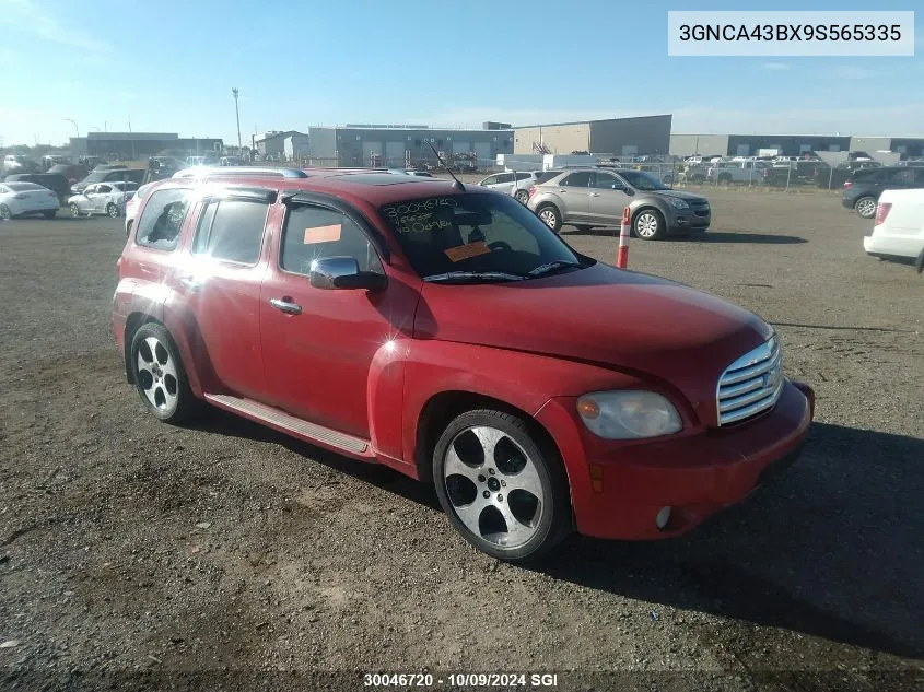 2009 Chevrolet Hhr Lt VIN: 3GNCA43BX9S565335 Lot: 30046720