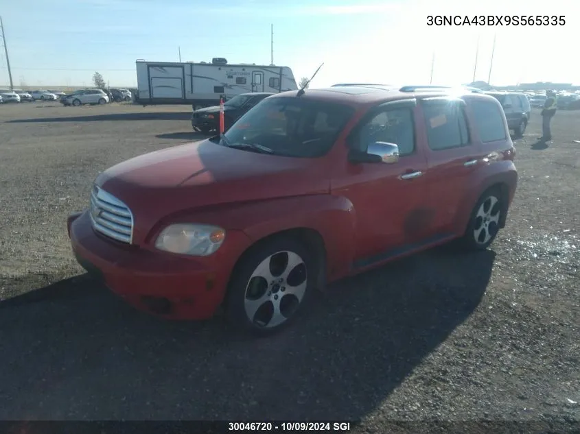 2009 Chevrolet Hhr Lt VIN: 3GNCA43BX9S565335 Lot: 30046720