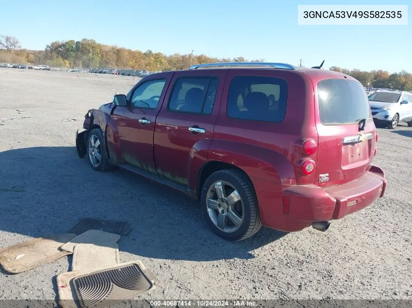 2009 Chevrolet Hhr Lt VIN: 3GNCA53V49S582535 Lot: 40687414