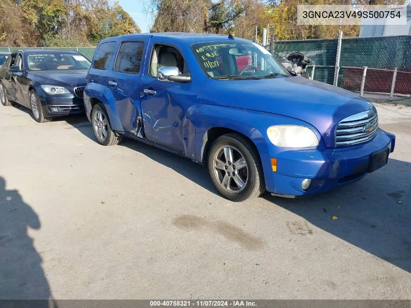 2009 Chevrolet Hhr Lt VIN: 3GNCA23V49S500754 Lot: 40758321