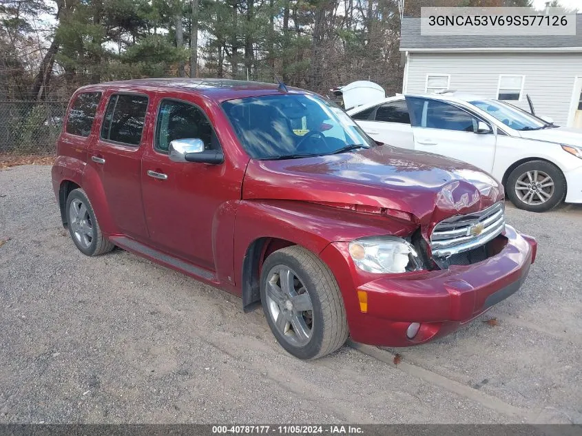 2009 Chevrolet Hhr Lt VIN: 3GNCA53V69S577126 Lot: 40787177