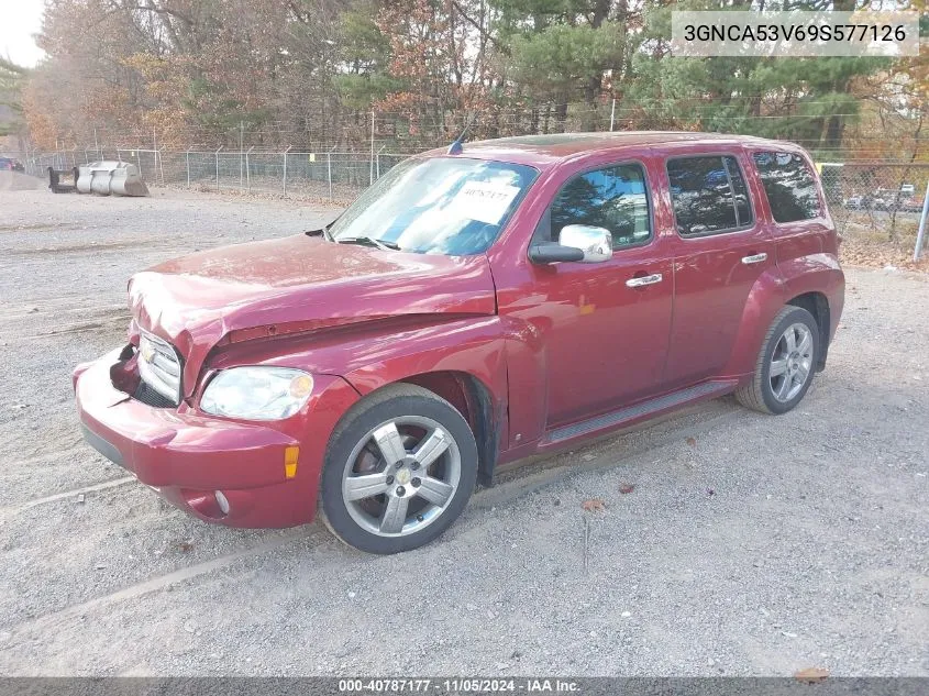 2009 Chevrolet Hhr Lt VIN: 3GNCA53V69S577126 Lot: 40787177