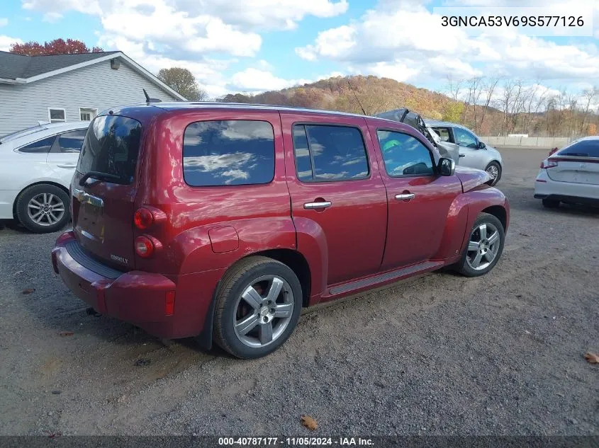 2009 Chevrolet Hhr Lt VIN: 3GNCA53V69S577126 Lot: 40787177