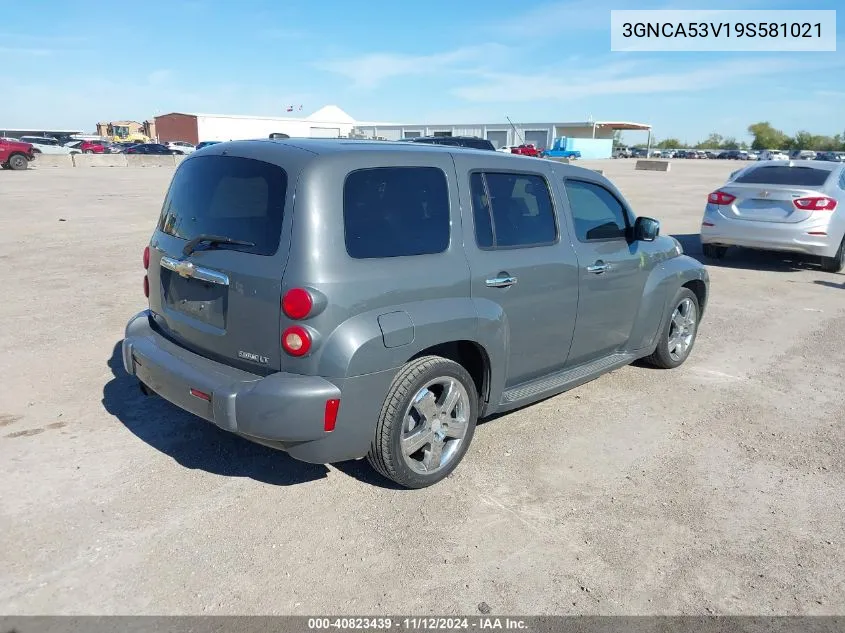 2009 Chevrolet Hhr Lt VIN: 3GNCA53V19S581021 Lot: 40823439