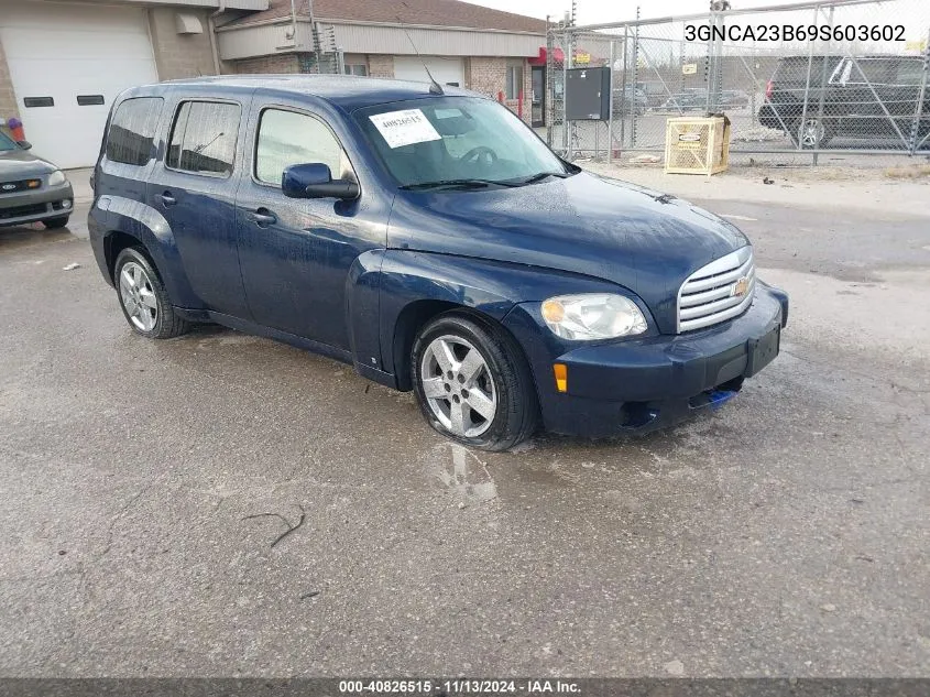 2009 Chevrolet Hhr Lt VIN: 3GNCA23B69S603602 Lot: 40826515