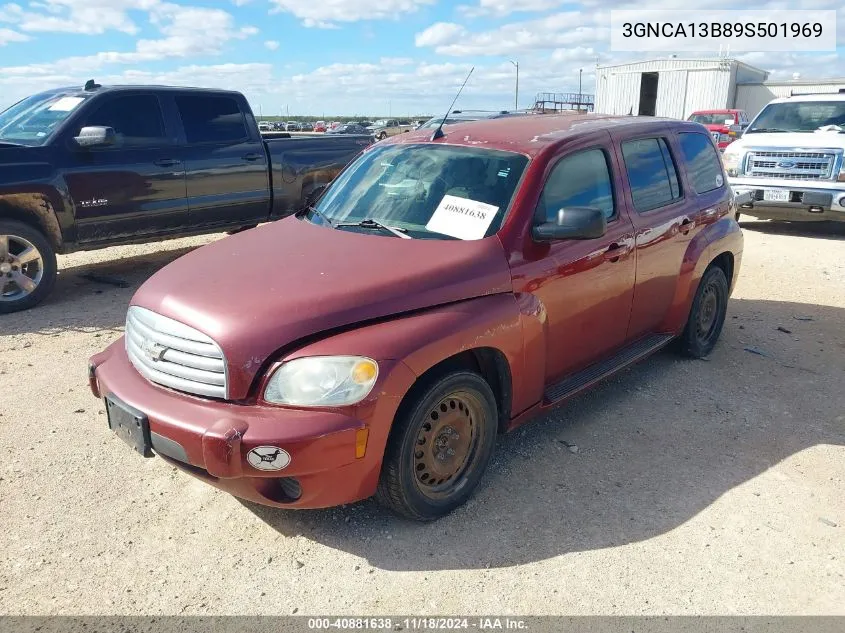 2009 Chevrolet Hhr Ls VIN: 3GNCA13B89S501969 Lot: 40881638