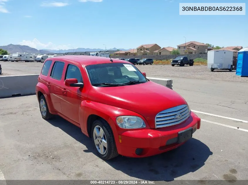 2010 Chevrolet Hhr Lt VIN: 3GNBABDB0AS622368 Lot: 40214723