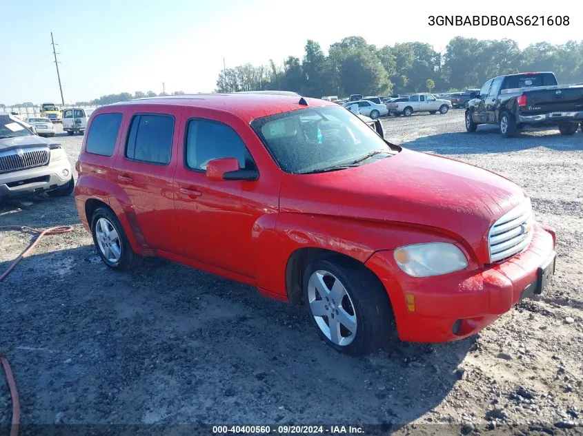 2010 Chevrolet Hhr Lt VIN: 3GNBABDB0AS621608 Lot: 40400560