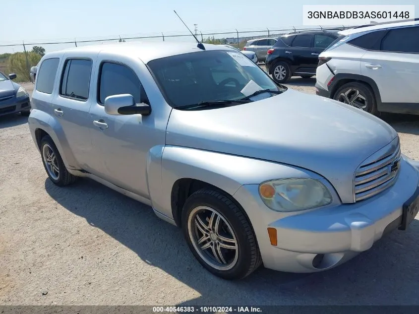 2010 Chevrolet Hhr Lt VIN: 3GNBABDB3AS601448 Lot: 40546383