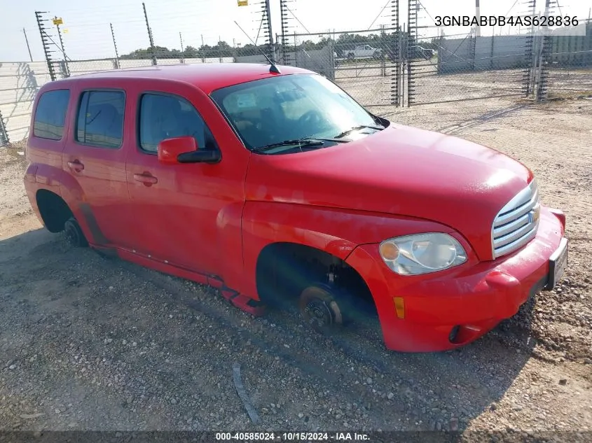 2010 Chevrolet Hhr Lt VIN: 3GNBABDB4AS628836 Lot: 40585024