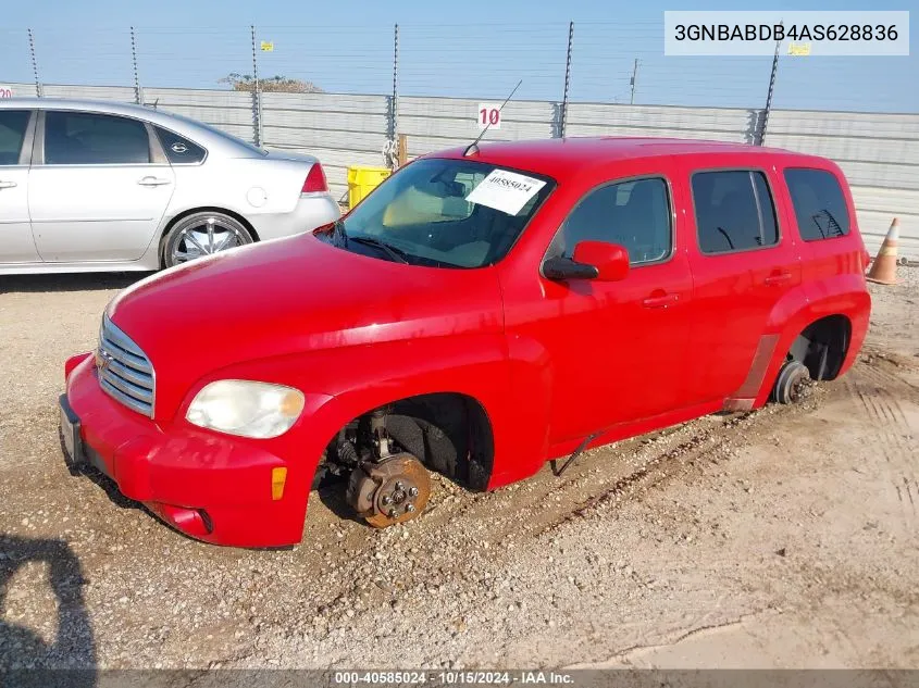 2010 Chevrolet Hhr Lt VIN: 3GNBABDB4AS628836 Lot: 40585024