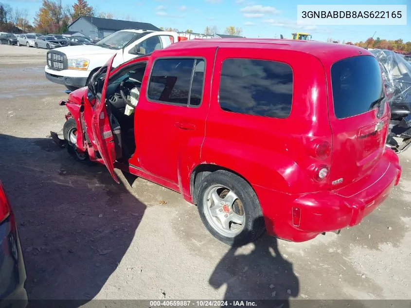 2010 Chevrolet Hhr Lt VIN: 3GNBABDB8AS622165 Lot: 40659887