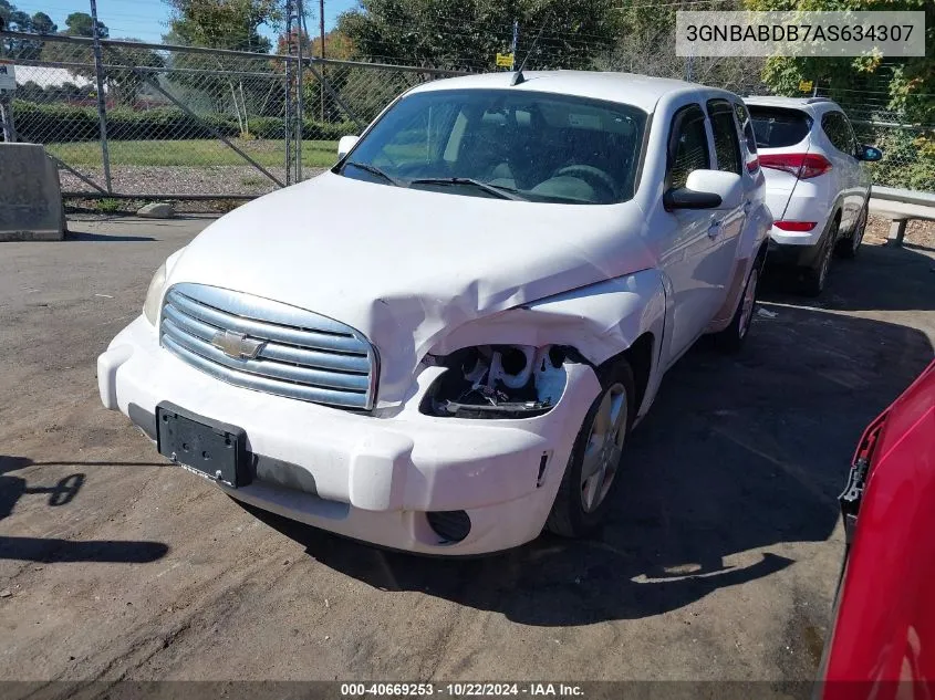 2010 Chevrolet Hhr Lt VIN: 3GNBABDB7AS634307 Lot: 40669253