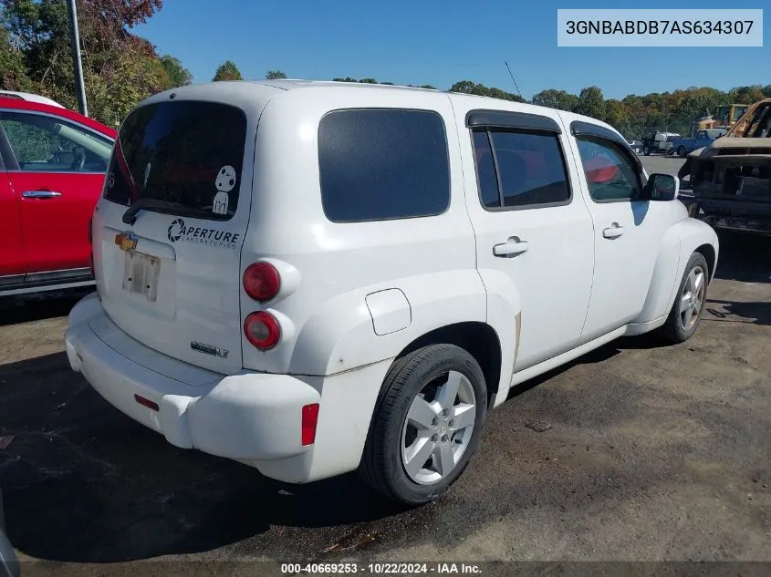 2010 Chevrolet Hhr Lt VIN: 3GNBABDB7AS634307 Lot: 40669253