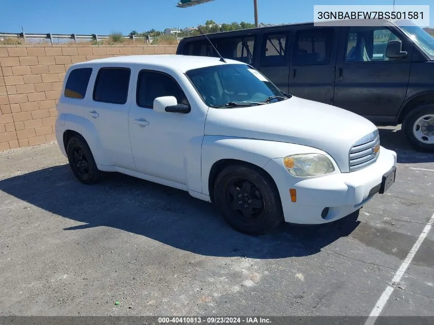 2011 Chevrolet Hhr Lt VIN: 3GNBABFW7BS501581 Lot: 40410813