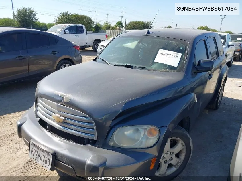 2011 Chevrolet Hhr Lt VIN: 3GNBABFW8BS617064 Lot: 40487728