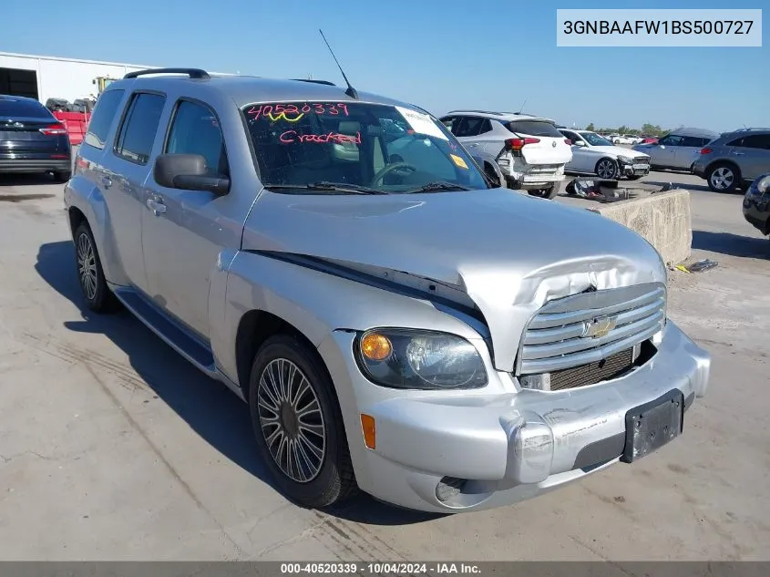 3GNBAAFW1BS500727 2011 Chevrolet Hhr Ls