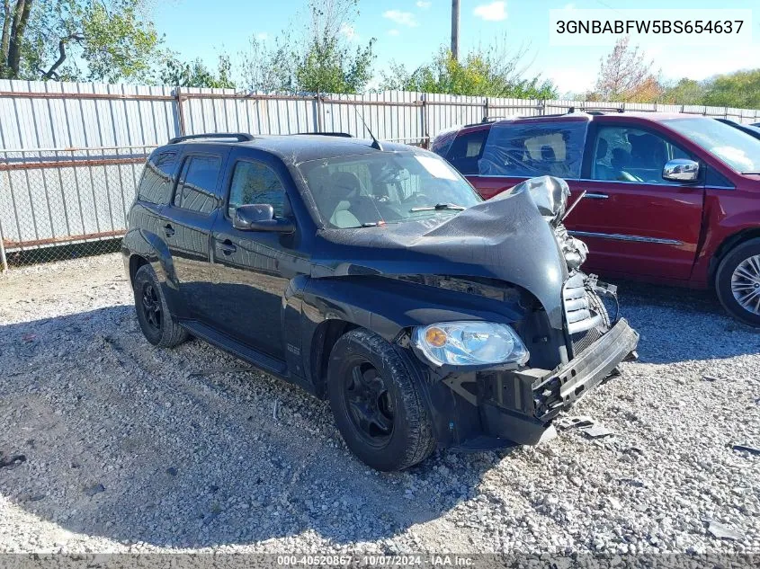 2011 Chevrolet Hhr Lt VIN: 3GNBABFW5BS654637 Lot: 40520867