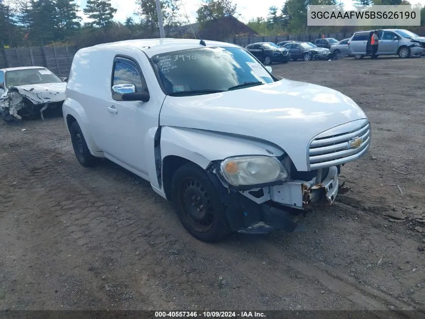 2011 Chevrolet Hhr Panel Ls VIN: 3GCAAAFW5BS626190 Lot: 40557346