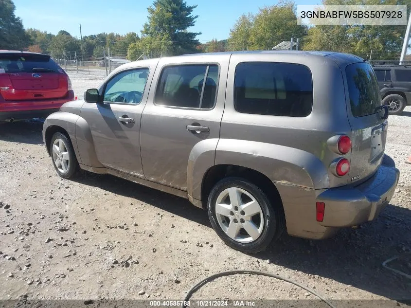 2011 Chevrolet Hhr Lt VIN: 3GNBABFW5BS507928 Lot: 40585788