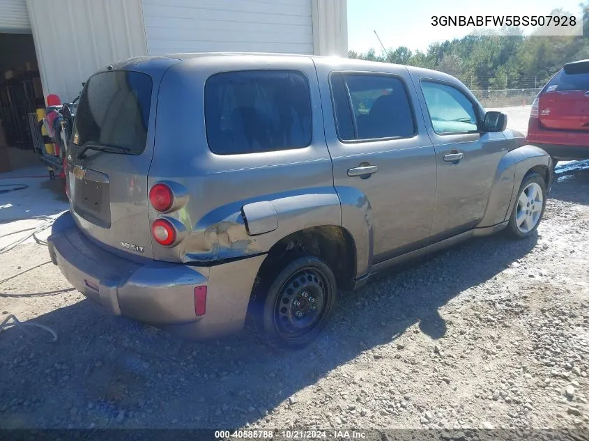 2011 Chevrolet Hhr Lt VIN: 3GNBABFW5BS507928 Lot: 40585788