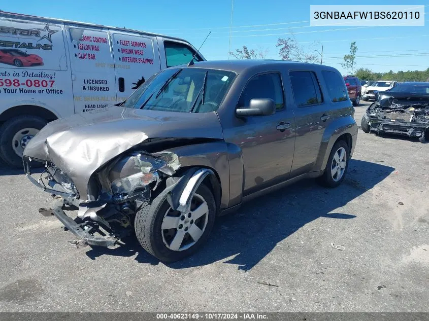 2011 Chevrolet Hhr Ls VIN: 3GNBAAFW1BS620110 Lot: 40623149